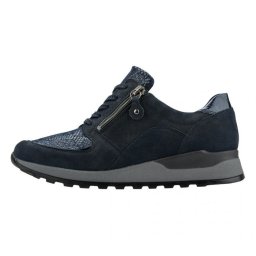 Pantofi dama, Waldlaufer, H64007-307-194-Hiroko-Albastru-Inchis, sport, piele naturala, ortopedici, cu talpa joasa, albastru inchis (Marime: 36)