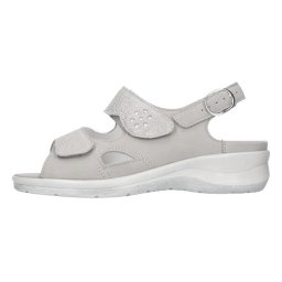 Sandale dama, Waldlaufer, 811004-324-070-Merle-Gri, casual, piele naturala, cu talpa joasa, gri (Marime: 41)