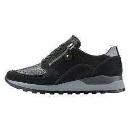 Pantofi dama, Waldlaufer, H64007-307-001-Hiroko-Negru, sport, piele naturala, ortopedici, cu talpa joasa, negru (Marime: 37)
