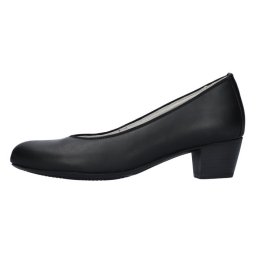 Pantofi dama, Waldlaufer, 358501-120-001-Hilaria-Negru, casual, piele naturala, cu toc, negru (Marime: 37,5)