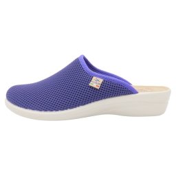 Saboti dama, Fly Flot, T4-368-FE-6019-Mov, de casa, textil, ortopedici, cu talpa joasa, mov (Marime: 36)