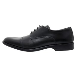 Pantofi barbati, Silesco, 121-T-S-Negru, elegant, piele naturala, cu toc, negru (Marime: 41)