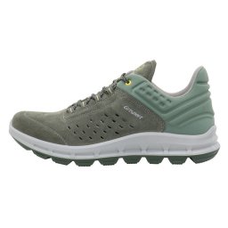 Pantofi barbati, Grisport, 869882-44403V8-Verde, sport, piele naturala, perforati, cu talpa joasa, verde (Marime: 41)