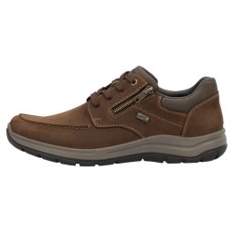 Pantofi barbati, Rieker, 03601-22-Maro, casual, piele naturala, impermeabil, cu talpa joasa, maro (Marime: 45)