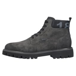 Ghete barbati, Rieker, 30440-45-Gri, casual, piele ecologica, impermeabil, imblanite, cu toc, gri (Marime: 41)