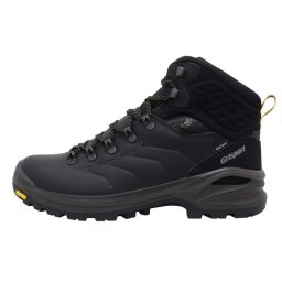 Ghete, Grisport, 876900-15203D44G-Negru, sport, piele naturala, impermeabil, cu talpa groasa, negru (Marime: 43)