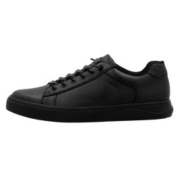 Pantofi barbati, Rieker, B9956-00-Negru, casual, piele naturala, cu talpa joasa, negru (Marime: 46)