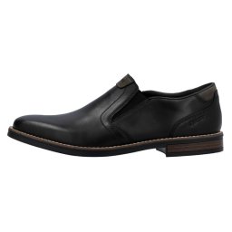 Pantofi barbati, Rieker, 13557-00-Negru, casual, piele naturala, cu toc, negru (Marime: 46)