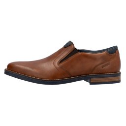 Pantofi barbati, Rieker, 13557-24-Maro, casual, piele naturala, cu toc, maro (Marime: 42)