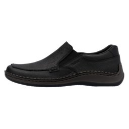 Pantofi barbati, Rieker, 05292-00-Negru, casual, piele naturala, cu talpa joasa, negru (Marime: 42)