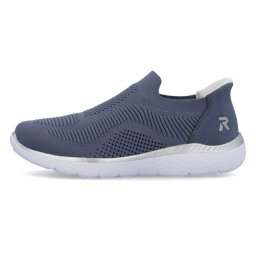Pantofi dama, Rieker, M5072-10-Albastru, sport, textil, cu talpa joasa, albastru (Marime: 36)