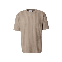 DAN FOX APPAREL Tricou 'Jonte' gri taupe