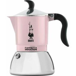 Espressoare pentru aragaz Ibric manual pentru cafea, 100ml, 2 cesti, Roz