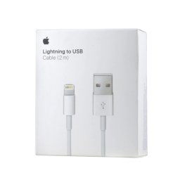 Cablu de date si incarcare MD819ZM/A, pentru Apple Iphone 5/6/7/8/X/XS/XSMAX/XR, USB - Lightning, 2m, Blister