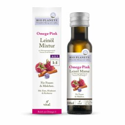 Mix de ulei de in omega pink bio 100ml Bio Planete