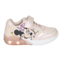 Pantofi sport, talpa usoara TPR cu LED, Minnie Mouse