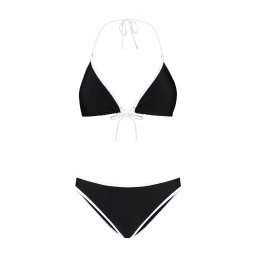 Shiwi Costum de baie două piese 'Liz' negru / alb