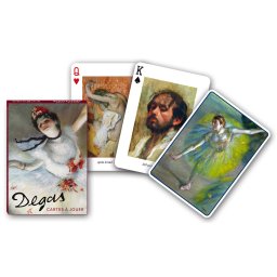 Carti de joc de colectie cu tema "Degas"