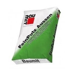 Tencuiala Fina Alba De Exterior Baumit Fein Putz Aussen 25Kg / Palet 54 Saci