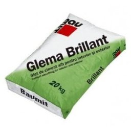 Glet De Ciment Alb Baumit Glema Brillant 20Kg / Palet 54 Saci