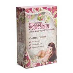 Pudra Henna Castaniu Deschis 100g Henna