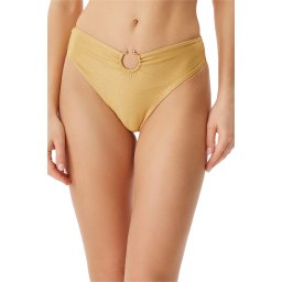 GUESS Bikini Bottom High Waist Brazilian E4GO11KC632 a21r light rich gold