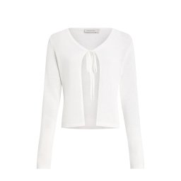 CALVIN KLEIN Jachetă Tie Detail Sweater Cardigan J20J221450 YAA brilliant white