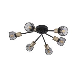 Lustră aplicată Globo 54028-6S FIASTRA 6xE14/40W/230V