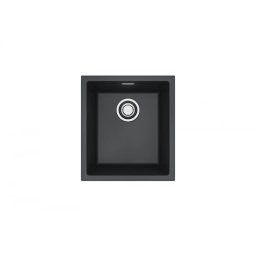 Chiuveta de bucatarie Alveus Omni 10, 40 cm, compozit, Negru, 1150041