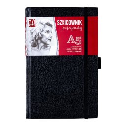 Bloc desen NIKI SKETCH A5 110g 80coli ALB cu elastic & suport creion