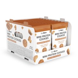GymBeam Mini Protein Cookies 20 x 100 g unt de arahide cu ciocolată