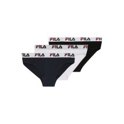 FILA Chiloţi roșu intens / negru / alb / alb murdar