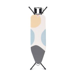 Masa de calcat Brabantia B 1003338, 124x38 cm, 7 pozitii de reglare, Suport pentru fier, Alb/Gri