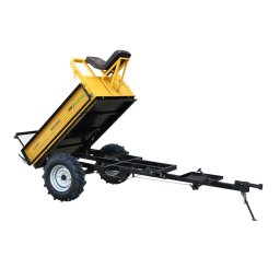 ProGARDEN Campo RM500C remorca 500kg motocultor, 1 osie, prindere bolt, roti 6.00-12