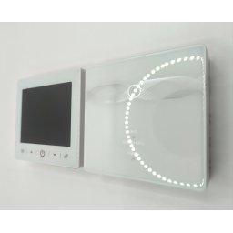TOR-25 Portabil Termostat Inteligent, cu WiFi+RF, ecran tactil, pentru centrale pe gaz, incalzire in pardoseala Negru