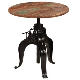 Masa de bar, 75 x (76-110) cm, lemn masiv reciclat GartenMobel Dekor