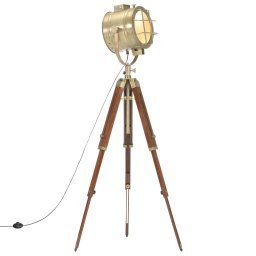 Lampa de podea trepied, 165 cm, lemn masiv de mango GartenMobel Dekor