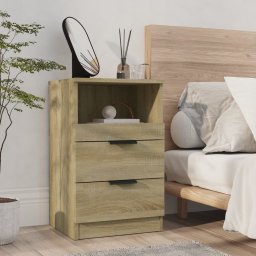 Noptiera, stejar sonoma, lemn prelucrat GartenMobel Dekor