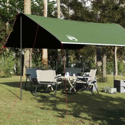 Prelata de camping, verde, 460x305x210 cm, impermeabila GartenMobel Dekor