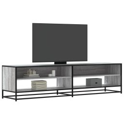 Comoda TV, gri sonoma, 180,5x40x46 cm, lemn compozit GartenMobel Dekor