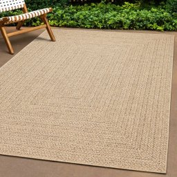 Covor ZIZUR aspect iuta, 60x110 cm, pentru interior si exterior GartenMobel Dekor