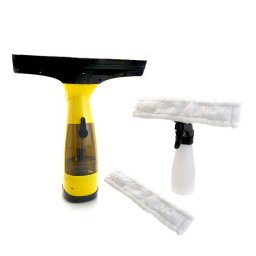 Aspirator, curatator de geamuri electric, cu acumulator 200 mAh, 280 ml, laveta microfibra GartenVIP DiyLine