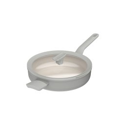 Tigaie BergHOFF Balance Moonmist, 26 cm, 2.9L, capac, Aluminiu reciclat, Sticla, Gri HighLine Cooking