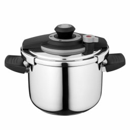 Oala sub presiune BergHOFF Vita, 6 L, Otel, Argintiu/Negru HighLine Cooking
