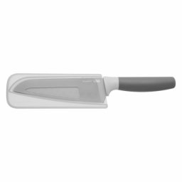 Cutit Santoku BergHOFF, 17cm, teaca de protectie, Otel, Gri HighLine Cooking