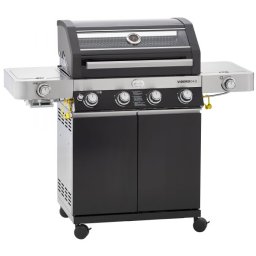 Gratar pe gaz Videro G4-S negru, RÖSLE Essential GrillCooking