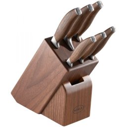 Set cutite cu suport de lemn 6 piese, RÖSLE Essential GrillCooking