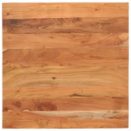 Blat de masa patrata, 80x80x3,8 cm, lemn masiv de acacia GartenMobel Dekor
