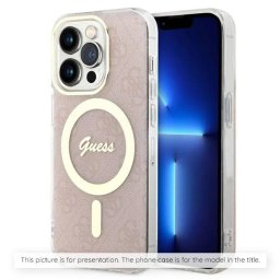 Husa Husa pentru iPhone 16 Pro - Guess IML Glitter Gradient MagSafe (GUHMP16LHGRCELW) - Brown