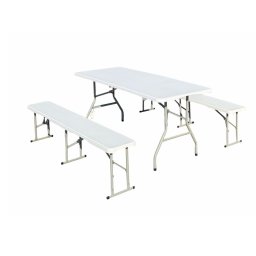 SET MASA CU 2 BANCI PLASTIC PLIABILE